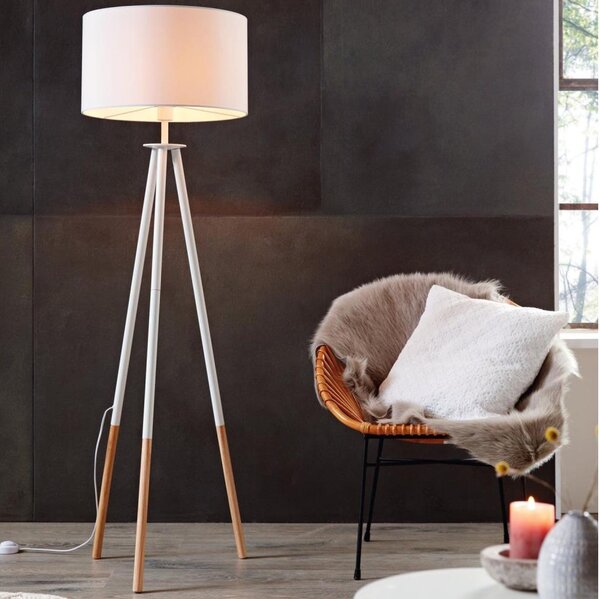 Eglo 49156 - Lampada da terra BIDFORD 1xE27/60W/230V