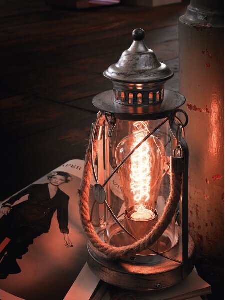 Eglo 49284 - Lampada da tavolo BRADFORD 1xE27/60W/230V