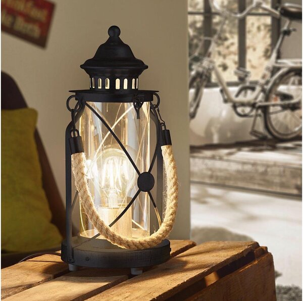 Eglo 49283 - Lampada da tavolo BRADFORD 1xE27/60W/230V