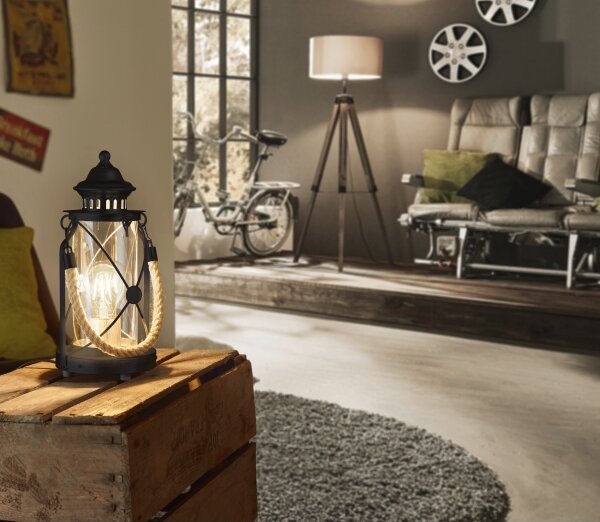 Eglo 49283 - Lampada da tavolo BRADFORD 1xE27/60W/230V