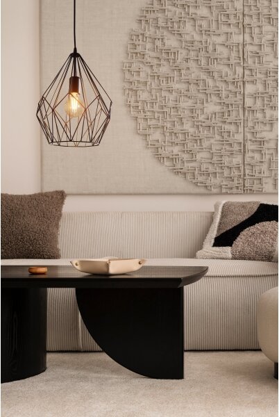 Eglo 49257 - Lampadario CARLTON 1xE27/60W/230V