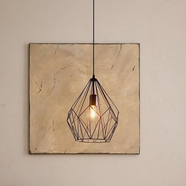 Eglo 49257 - Lampadario CARLTON 1xE27/60W/230V