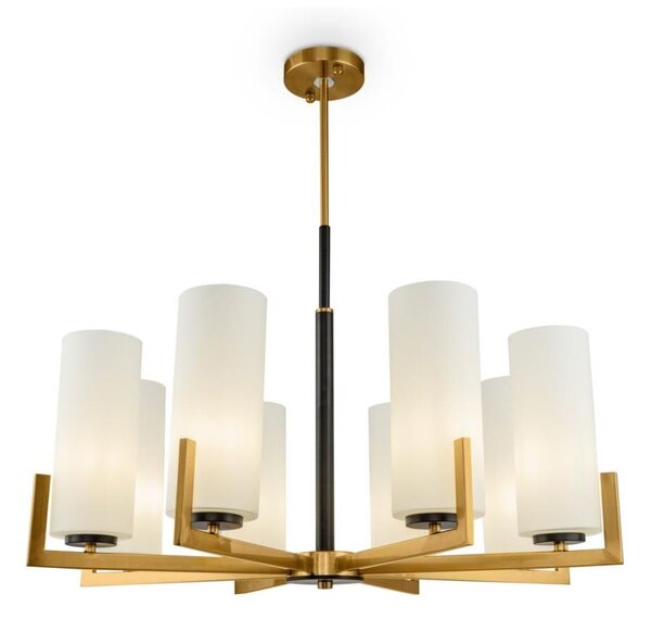 Maytoni MOD089PL-08BS - Lampadario a sospensione con supporto rigido FORTANO 8xE27/40W/230V