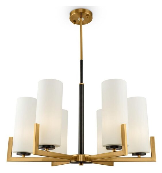 Maytoni MOD089PL-06BS - Lampadario a sospensione con supporto rigido FORTANO 6xE27/40W/230V