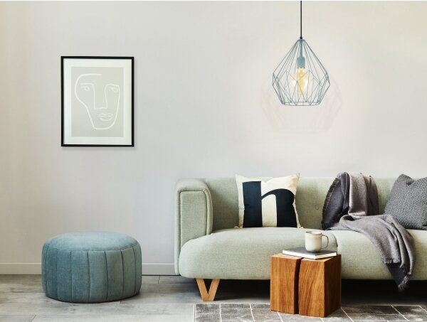 Eglo 49259 - Lampadario CARLTON 1xE27/60W/230V