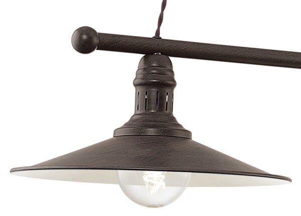 Eglo 49457 - Lampadario a sospensione con cavo STOCKBURY 2xE27/60W/230V
