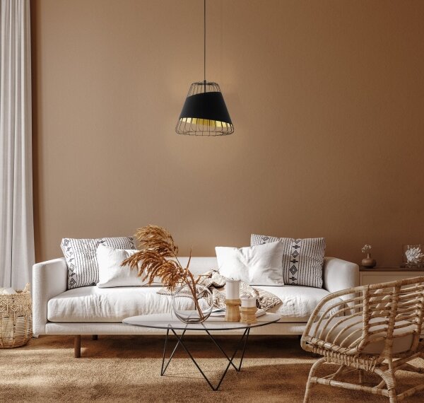 Eglo 49446 - Lampadario a sospensione con filo AUSTELL 1xE27/60W/230V