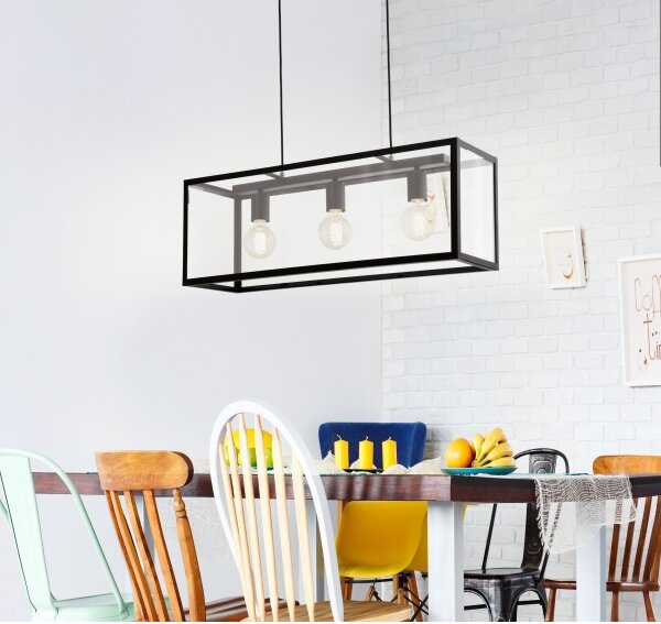 Eglo 49393 - Lampadario CHARTERHOUSE 3xE27/60W/230V
