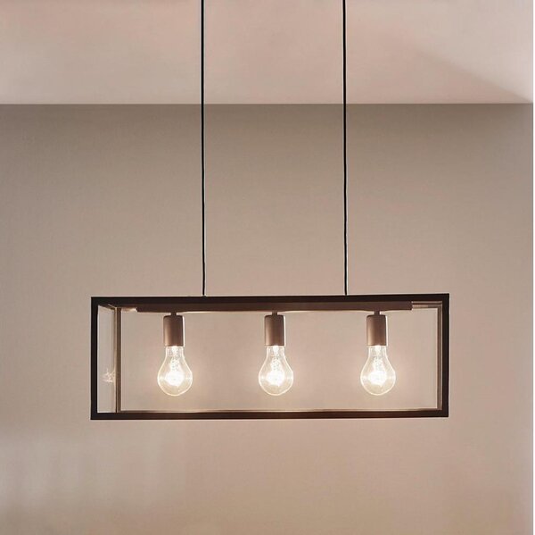 Eglo 49393 - Lampadario CHARTERHOUSE 3xE27/60W/230V