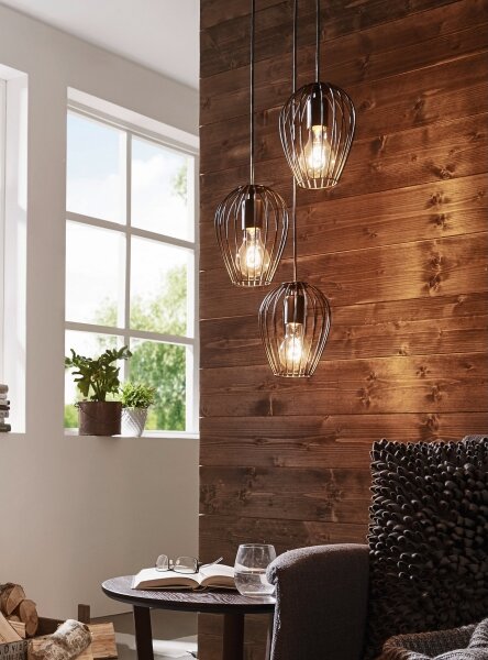 Eglo 49479 - Lampadario NEWTOWN 3xE27/60W/230V