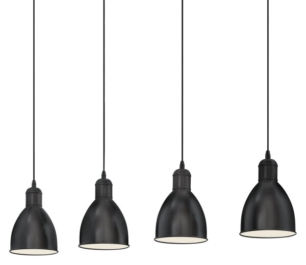 Eglo 49466 - Lampadario PRIDDY 4xE27/60W/230V
