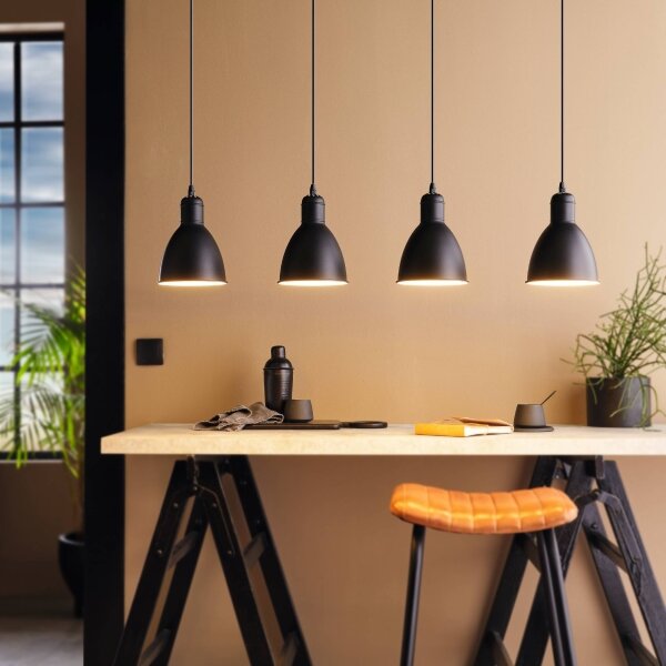 Eglo 49466 - Lampadario PRIDDY 4xE27/60W/230V