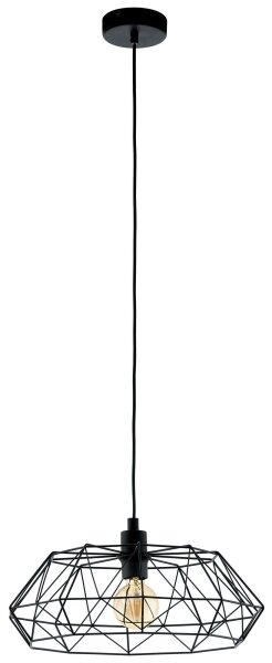 Eglo 49487 - Lampadario CARLTON 2 1xE27/60W/230V