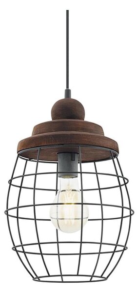 Eglo 49499 - Lampadario BAMPTON 1xE27/60W/230V