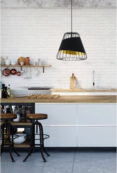Eglo 49509 - Lampadario a sospensione con filo AUSTELL 1xE27/60W/230V