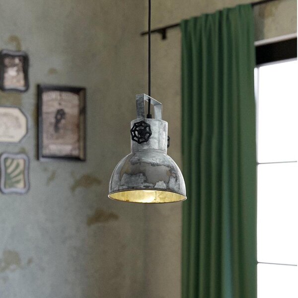 Eglo 49619 - Lampadario a sospensione con filo BARNSTAPLE 1xE27/40W/230V