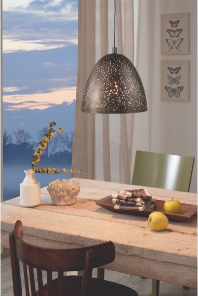 Eglo 49814 - Lampada a sospensione SAFI 1xE27/60W