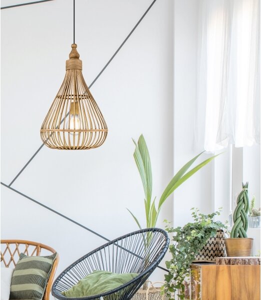 Eglo 49772 - Lampada a sospensione AMSFIELD 1xE27/60W