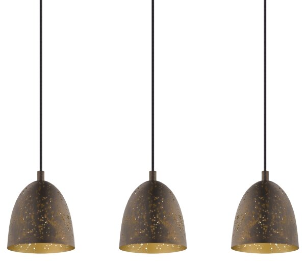 Eglo 49871 - Lampada a sospensione SAFI 3xE27/60W