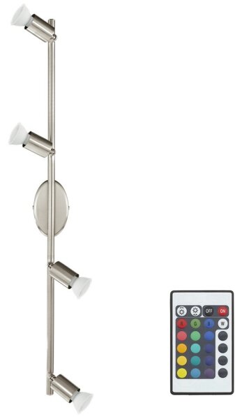 Eglo 75386 - Luce Spot a LED RGB BUZZ-C 4xGU10/4W/230V