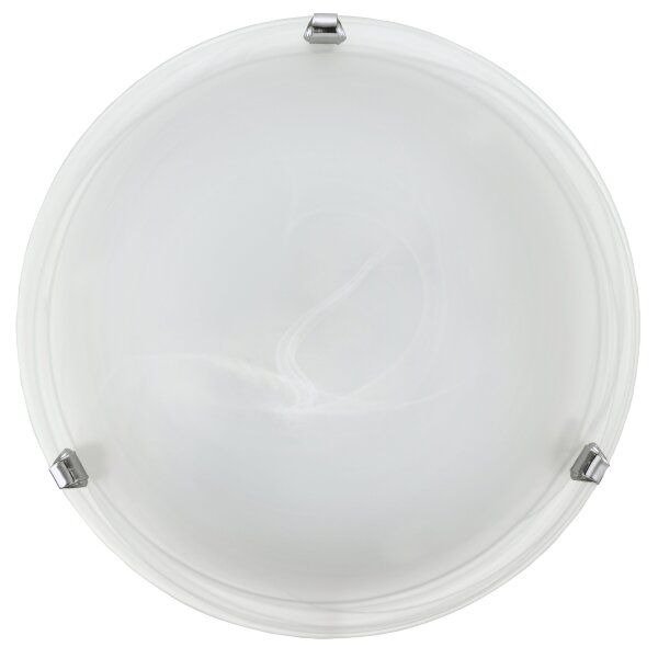 Eglo 7184 - Plafoniera SALOME 2xE27/25W/230V in vetro alabastrino