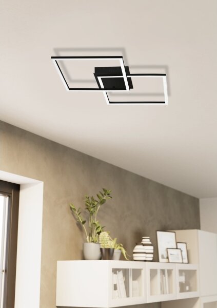 Eglo 75553 - Lampadario LED dimmerabile a plafone PALMAVE LED/28W/230V 3000-6500K+tc