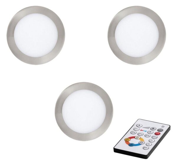 Eglo 78736 - SET 3x Faretto da incasso a LED dimmerabile TINUS LED/11W/230V + TC