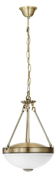 Eglo 82747 - Lampadario a sospensione con catena SAVOY 2xE27/60W/230V bronzo