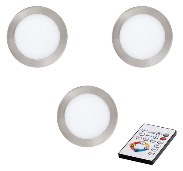 Eglo 78737 - SET 3x Lampada LED da incasso dimmerabile TINUS LED/17W/230V + TC