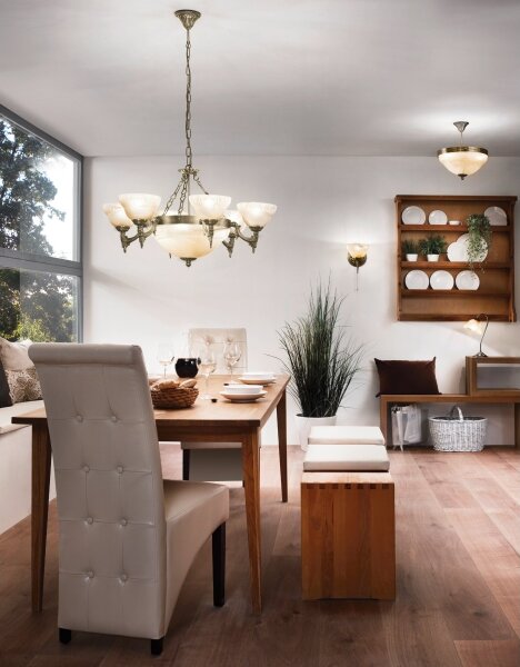 EGLO 85856 - Lampadario MARBELLA 3xE14/60W/230V