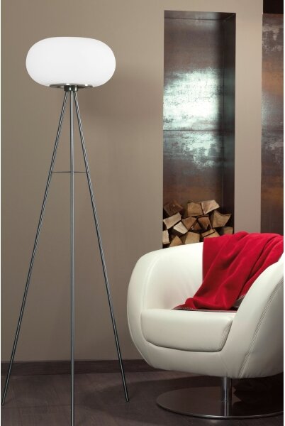 EGLO 86817 - Lampada con piedistallo OPTICA 2xE27/60W