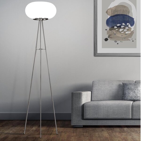 EGLO 86817 - Lampada con piedistallo OPTICA 2xE27/60W