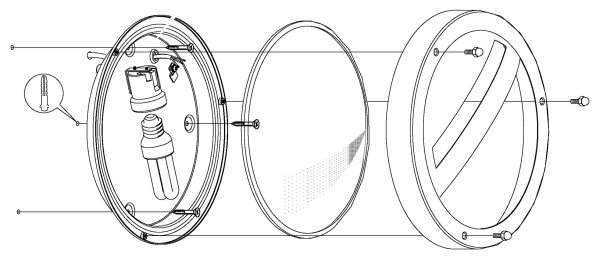 Eglo 88119 - Applique da esterno SEVILLA 1xE27/15W/230V IP44