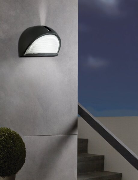 EGLO 89767 - Applique da esterno ONJA 1xE27/60W nero IP44