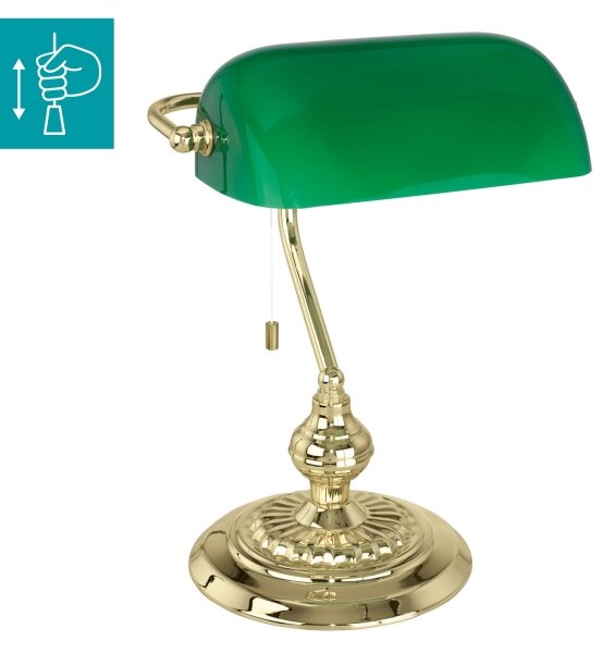 Eglo 90967 - BANKER Lampada da tavolo E27/60W/230V