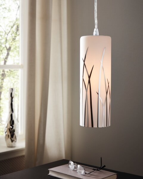 Eglo 92739 - Lampadario RIVATO 1xE27/60W/230V