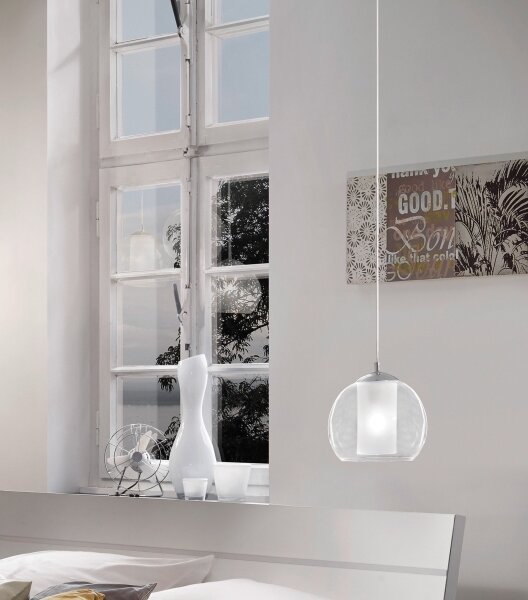 EGLO 92761 - Lampada a sospensione BOLSANO 1xE27/60W