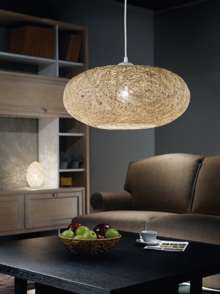 Eglo 93374 - Lampada a sospensione CAMPILO 1xE27/60W/230V