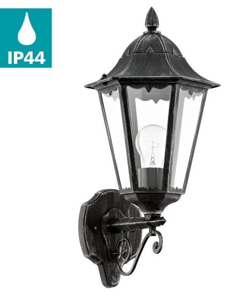 Eglo 93457 - Lampada da parete esterna NAVEDO 1xE27/60W/230V IP44