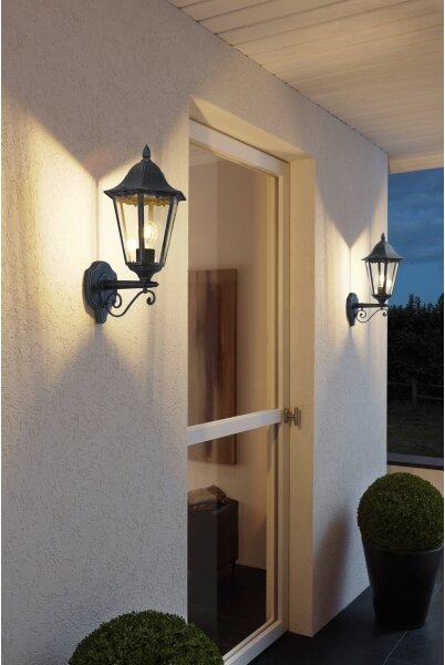 Eglo 93457 - Lampada da parete esterna NAVEDO 1xE27/60W/230V IP44