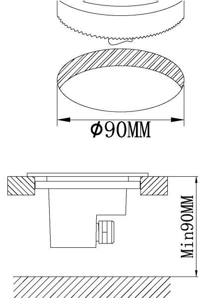 Eglo 93482 - Lampada LED segnapasso da esterno LAMEDO LED/2,5W/230V IP65