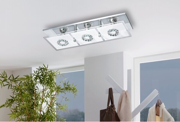 Eglo 93782 - Plafoniera LED RONCATO 3xGU10/3W/230V
