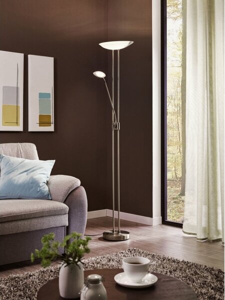 Eglo 93876 - Lampada LED dimmerabile BAYA 1 LED/20W + LED/2,5W bronzo