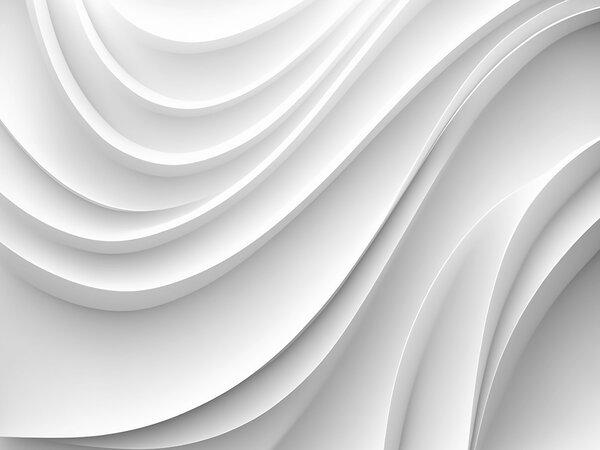 Carta da parati Onde bianche in 3d, Carta da parati 3D, u94078 : Uwalls.it