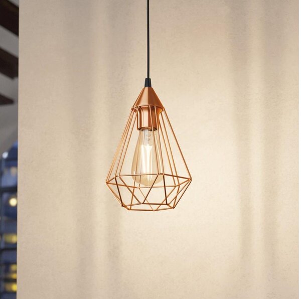 Eglo 94193 - Lampadario TARBES 1xE27/60W/230V