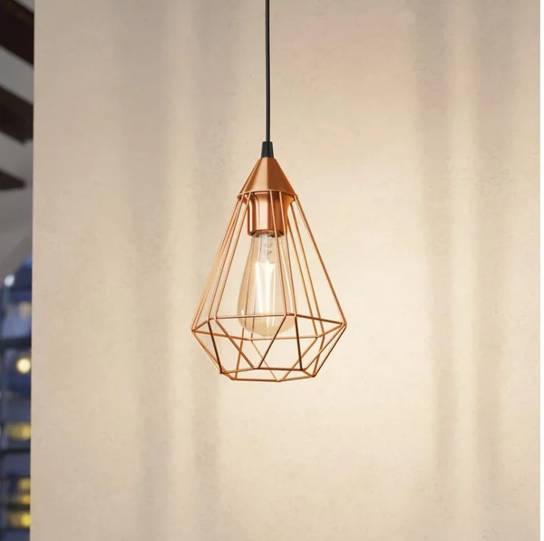 Eglo 94193 - Lampadario TARBES 1xE27/60W/230V