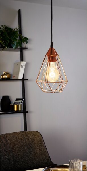 Eglo 94193 - Lampadario TARBES 1xE27/60W/230V