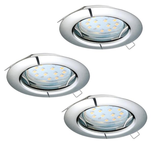 Eglo 94236 - SET 3x faretti da incasso LED PENETO 3xGU10-LED/3W/230V
