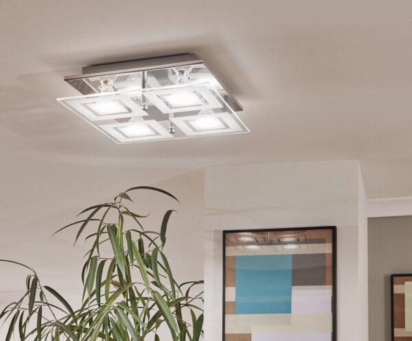 Eglo 94226 - Plafoniera LED ALMANA 4xGU10-LED/3W/230V