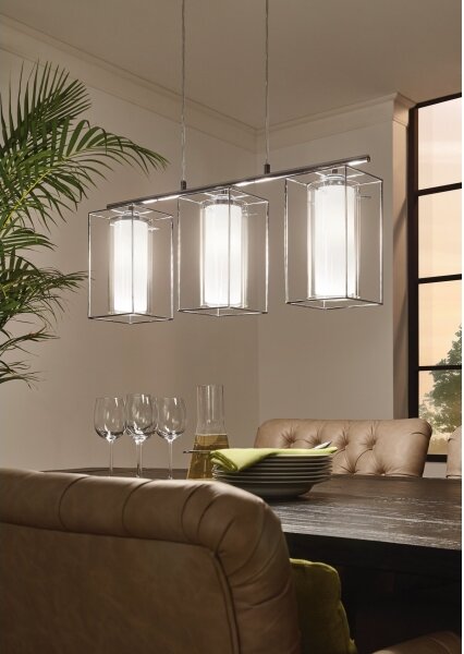 Eglo 94378 - Lampadario LONCINO 1 3xE27/60W/230V
